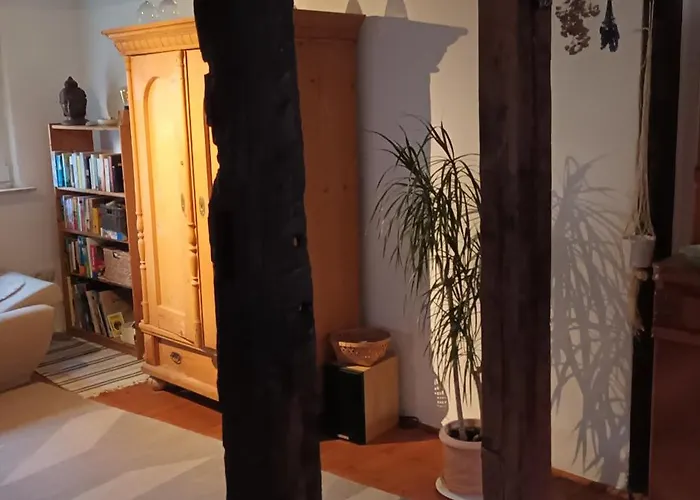 Apartamento Fachwerkhaus Mit Garten Nah An Stadt Und